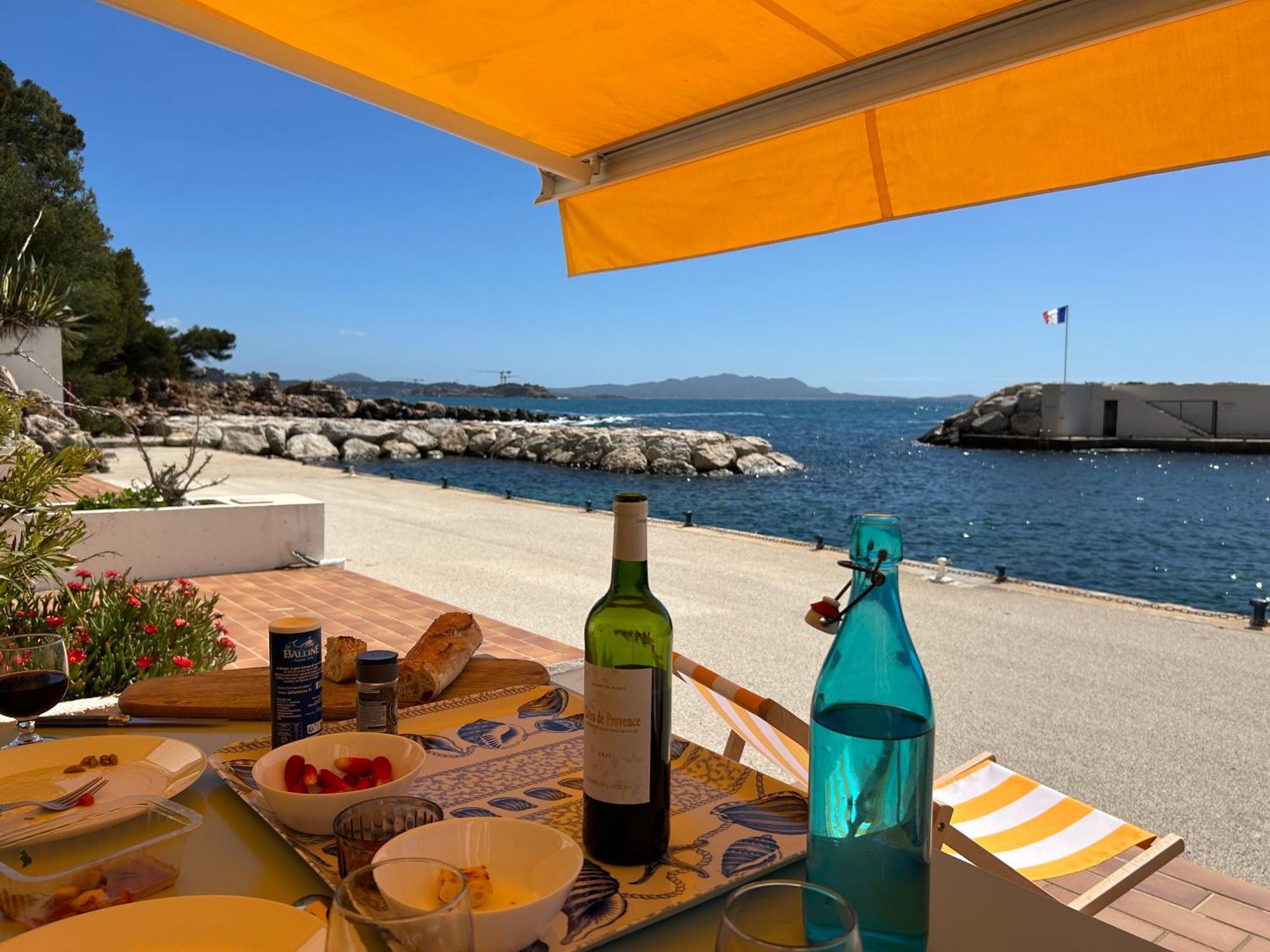 Horizon Bleu Bandol : Appartement Pieds Dans L'Eau Eksteriør bilde