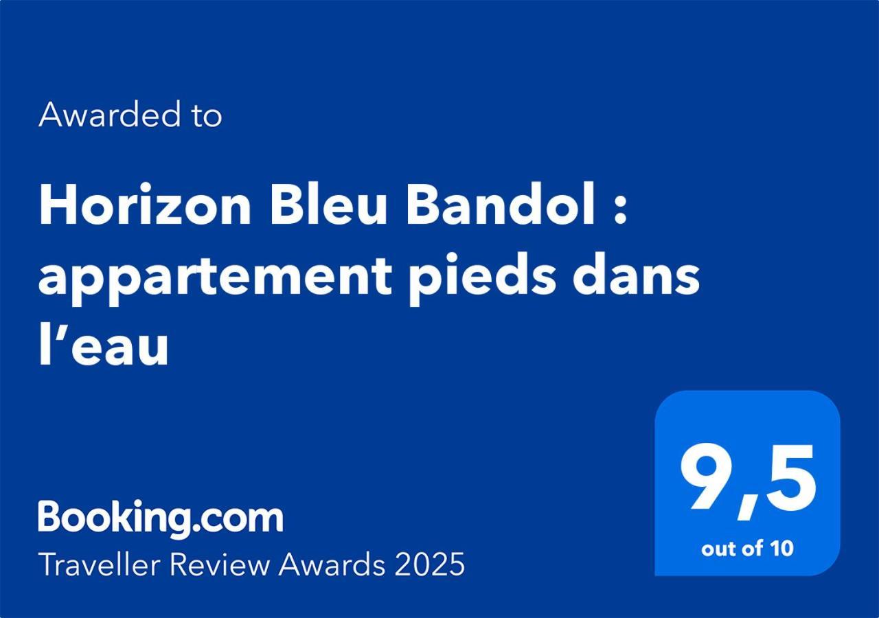 Horizon Bleu Bandol : Appartement Pieds Dans L'Eau Eksteriør bilde