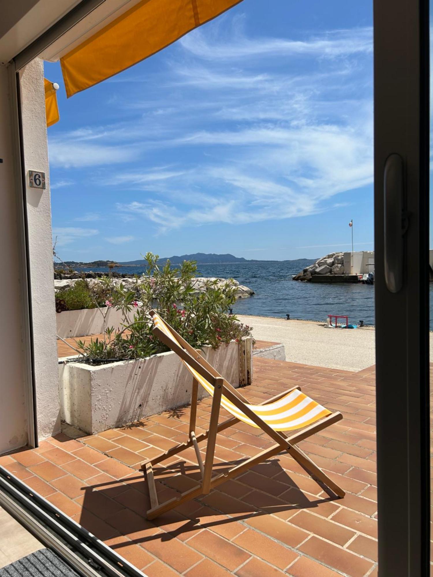 Horizon Bleu Bandol : Appartement Pieds Dans L'Eau Eksteriør bilde